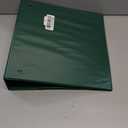 Avery Heavy-Duty View 3 Ring Binder, 2 Inch One Touch EZD Rings, 540-Sheet Capacity, 2.8 Inch Wide Spine, Customizable Clear Cover and Spine, 1 Green Binder (79683)