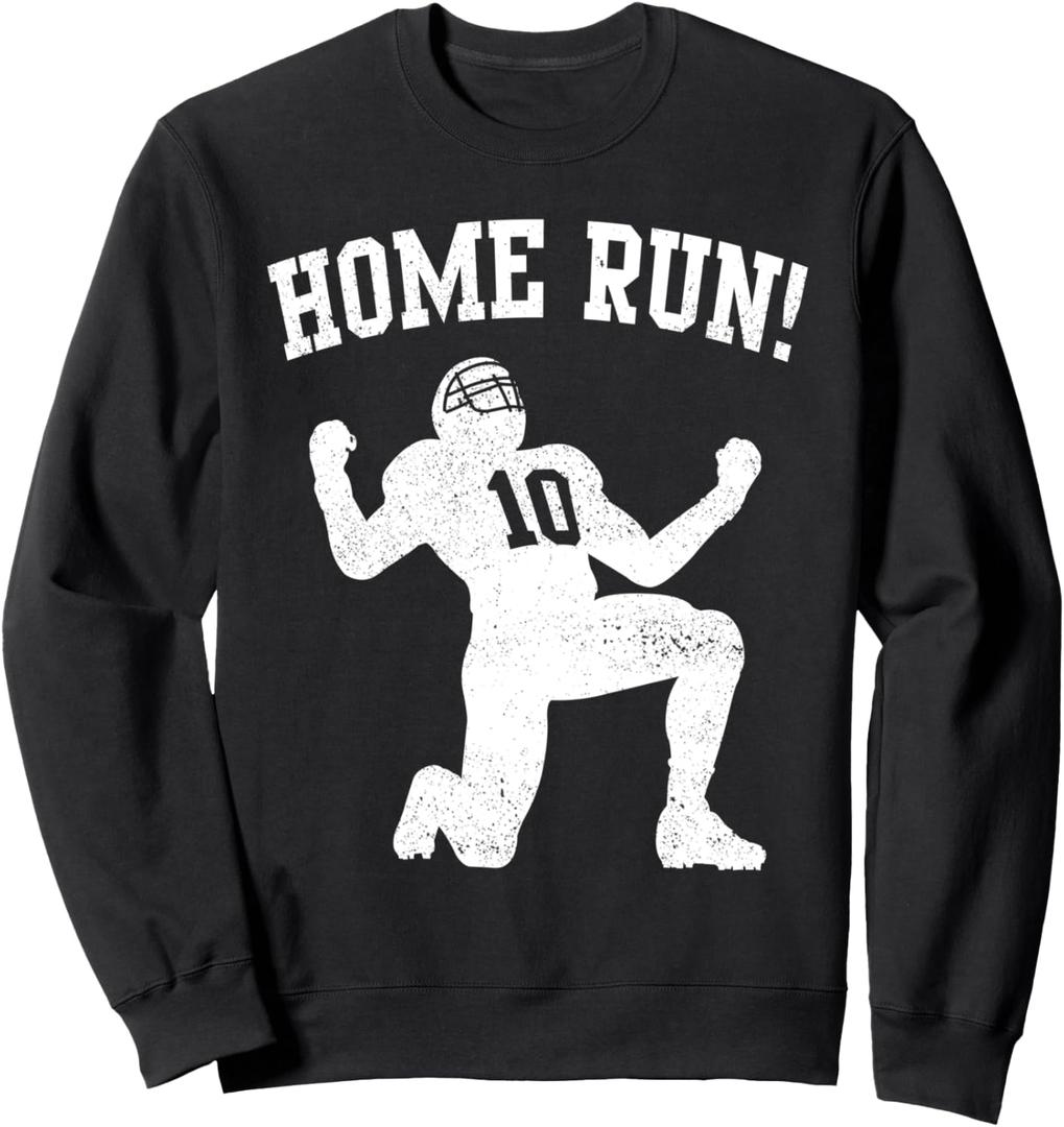 Football Funny Women's Gift Sweatshirt, Grey, Large