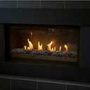 Stanbroil 10-Pound Fire Glass Beads - 1/2 inch Luster Fire Glass Drops for Fireplace Fire Pit | Gas Log Sets | Landscaping | Fish Tank, Onyx Black Luster