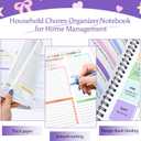 2 x ADHD Cleaning Planner for Adults and Teens  Undated Cleaning Schedule & Organizing Checklist with Daily, Weekly & Monthly Tasks for Home Management and Chore Tracking