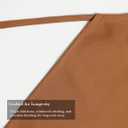 Sheenfon Classic Full-Length Bib Apron – Durable & Easy-Care Chef Apron for Kitchen, Restaurant & Café (Peacon) One Size