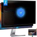 [2-Pack] 24 Inch Privacy Screen for Monitor Computer Screen Privacy Filter for 16:9 Widescreen Monitor Desktop PC Monitor Privacy Film Monitor Privacy Shield and Anti-Glare Protector