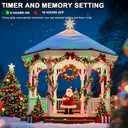 393 FT Christmas Lights 1000 LED Xmas Lights Outdoor Christams String Lights Waterproof 8 Modes & Timer, Fairy Lights Plug in for Weeding, Patio, Party, Holiday,Christmas Decor (Red+Green)