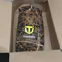 TIDEWE Hunting Blind See Through with Carrying Bag, 2-3 & 3-4 Person Pop Up Ground Blinds 270 Degree, 300D Portable Resilient Hunting Tent(Camouflage)