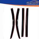 Side Window Vent Visor Rain Deflector Guard Replacement for Sienna 2004 2005 2006 2007 2008 2009