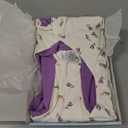 ZIGJOY Baby Transitional Swaddles for Newborns: 0.5 Tog Arms Up Sleep Sack Soft Cotton Shark Fin 2 Way Zipper, M