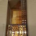 Clear Makeup Organizer for Vanity,Desk Makeup Caddy With Drawers for Cosmetics,Lipsticks Nail Care Skincare Jewelry Countertop Organizers,Cosmetic Display Cases for Bathroom, Dresser (Amber)