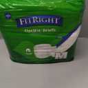 FitRight Ultra Adult Diapers, Disposable Incontinence Briefs, Leak-Proof Diaper, Absorbent Briefs For Men and Women, Maximum Protection, Medium, 32 44 in, 20 briefs per bag