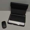 Keyboard Case for Samsung Galaxy Tab A9 Plus/A9 11 2023, Samsung A9 Plus Tablet Case with Pen Slot Detachable Folio Keyboard Cover with Mouse (SM-X210/X216/X218) - (Black)