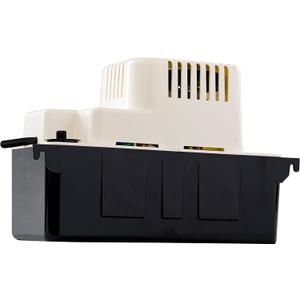 Little Giant VCMA-20ULS 115 Volt, 80 GPH, 1/30 HP Automatic Condensate Removal Pump for HVAC/Refrigeration Systems/Dehumidifiers with Overflow Detection Switch and 6-Foot Cord, White/Black, 554425