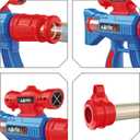 YEEBAY Shooting Game Toy for Age 6, 7, 8,9,10+ Years Old Kids, Boys - 2pk Air Guns & Shooting Target & 24 Foam Balls - Ideal Gift - Compatible with Toy Guns, 10 X 3.2 X 0.8 Inches