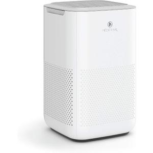 Medify MA-15 Air Purifier with True HEPA H13 Filter | 585 ft Coverage in 1hr for Allergens, Smoke, Wildfires, Dust, Odors, Pollen, Pet Dander | Removal to 0.1 Microns | White, 1-Pack