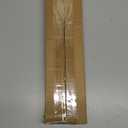 Curtain Rods for windows 32-62 inch, 5/8 inch Decorative Brown Splicing Heavy Duty Metal Curtain Rod set with Brackets