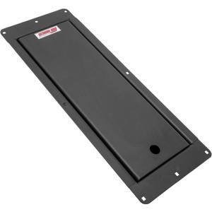 Extreme Max 5001.6504 Flip-Up Recessed Flush-Mount Motorcycle Wheel Chock for Enclosed Trailers - 24"