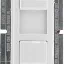 Leviton IllumaTech Dimmer Switch for Fluorescent Mark 10 Ballasts, IPX06-70Z, White (Image)