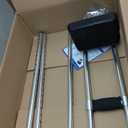 Adjustable Knee Support Crutch, No-Slip Kneepad & Ergonomic Handle, Lightweight Aluminum Mobility Aid for Broken Ankle, Foot Surgery Recovery (Large)