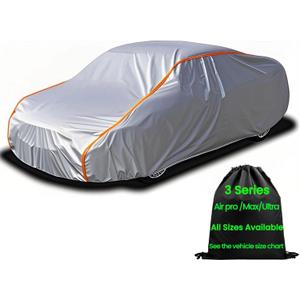 Waterproof Sport Small Car Cover,Snow Vehicle Cover,Car Covers for Automobiles All Weather Waterproof, Rain Snow Protector,for All Weather Inner Soft Sport Car Under 163" (Size 1: Coupe 1 (Under 164"), Gray(Max))
