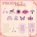 3 x 18 Sets Breast Cancer Awareness Funny Scent Sachets for Women Pink Ribbon Week Air Freshener Hanging Ornament Inspirational Breast Cancer Survivors Prevention Event Business Charity Favor