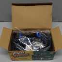 Flexi Hose Expandable Garden Hose with 8 Function Nozzle, 25FT - Lightweight Retractable Garden Hose, Water Hose - No-Kink Flexibility, 3/4 Inch Solid Brass Fittings and Double Latex Core