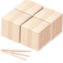 2000 Pcs 4.5" Wooden Craft Sticks, Ice Cream Sticks,Natural Wood Popsicle Stick for Waxing, DIY Wood Crafts, Hair Removal and Waxing Supplies, Paint Stirrer, Art Projects and Ice Pop Sticks
