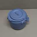 Aotto Electric Lunch Box, 32 oz Portable Food Warmer Heater, Lunch Warmer Portable for Work/Office/Car/Travel 12V/24V/110V 3-in-1, Warming Soup & Meal, Spill-Free, Men & Women's Gifts, Blue