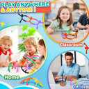 Magnetic Travel Toys for Toddlers Kids, Fidget Toys Airplane Car Travel Activities Essential,Road Trip Sensory Toy Magnet People Men,Gifts Toys for 3 4 5 6 7 8 Year Old Easter Basket Stuffers -20PCS