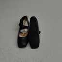 DREAM PAIRS Women's Ballet Flats, Comfortable Slip-On Square Toe Dress Shoes with Elastic Ankle Straps (9.5, Black-pu)