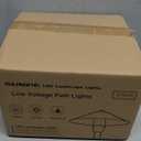 SUNVIE LED Pathway Lights Low Voltage 12-24V 3W Landscape Lighting, 3000K Low Voltage Landscape Lights, IP65 Waterproof Aluminum Path and Area Light for Outdoor Yard Garden Walkway, 2 Pack