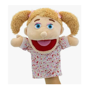 Hand Puppet for Kids, Family Puppet boy Girl for Gift