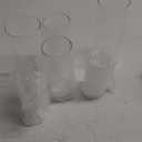 Cylinder Vase for Centerpieces 2 Sets (6Pcs) Hurricane Floating Candle Holder, Glass Vases for Flowers, Decorative Centerpiece for Wedding, 6''+8''+10''(High), Clear