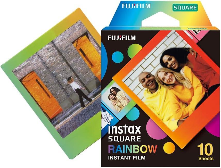 FUJIFILM Instax Square Rainbow Film - 10 Exposures