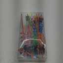 24Pcs Thanksgiving Party Favors Drinking Straws, Thanksgiving Turkey Straws Thanksgiving Party Decorations Supplies Friendsgiving Crazy Silly Straws Fall Thanksgiving Party Favors