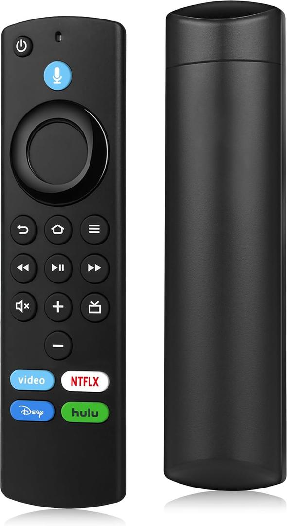 Replacement Voice Remote Control Fit for Fire-AMZ-Smart TVs Stick/Lite/4K Max/4K/HD,TV Cube, Fire Smart TV 3rd Gen, Compatible with Insignia-Toshiba-Pioneer-Smart-TVs