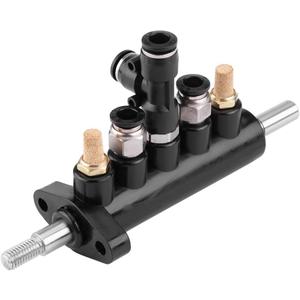 KIMISS Tire Air Control Valve Foot Pedal Valve for Tire Changer Machine, Aluminum Alloy 8mm OD Tubing Connectors Tyre Machine Pneumatic Switch Type D