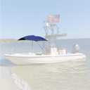 Taylor Made Anchorshade III Boat Shade, Navy, 6' x 6', Adjustable Aluminum Pole to 8 Feet, UV-Treated Fade-Resistant Nylon, Market-Style Top, Carrying Case, Fits Most Boats and Benches – 22046