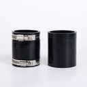 4 in ID Straight Silicone Hose Coupler with Stainless Steel Hose Clamps, 4 Silicone Coupling (102mm) High Temp 4-Ply Reinforced, 3inch Length