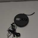 MAmazup CD Player Portable, Rechargeable Portable CD Player with Dual Speakers and Anti Skip,CD,USB,AUX,LCD Display,Backlit Button,5 EQ,AB Repeat,10 Speeds for Home Car Fabric, Black