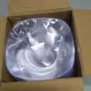 bUCLA 50Pack Clear Plastic Small Bowls - 8oz Disposable Ice Cream/Salsa/Dipping/Dessert/Sauce/Small Serving Bowls for Party