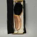 Belula 100% Boar Bristle Hair Brush Set (Medium). Soft Natural Bristles for Thin and Fine Hair. Restore Shine And Texture. Wooden Comb, Travel Bag and Spa Headband Included!