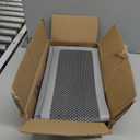 Stairs Treads for Wooden Non Slip Step Outdoor Mat Gray 8"x30" 5PCS | PVC Rubber-Like Stair Treads Self Draining Carpeted Stair Covers, Duty Resistant Exterior Mat for Wood Stairs Fast Water Flow