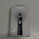 Panasonic Ear and Nose Hair Trimmer for Men with Vacuum Cleaning System, Powerful Motor and Dual-Edge Blades for Smoother Cutting, Wet/Dry  ER-GN70-K (Black)