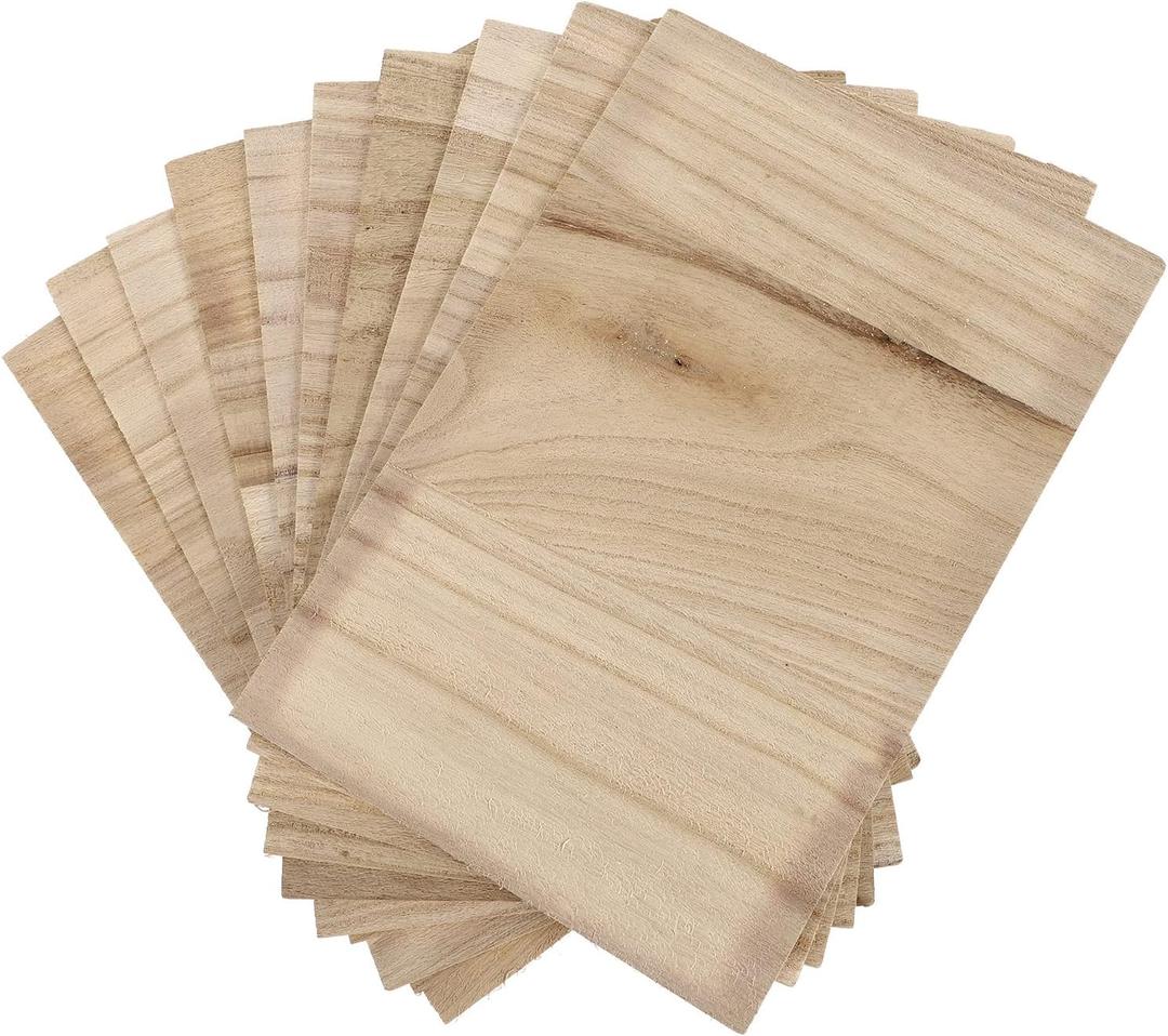 10Pcs Karate Breaking Board - Professional Breakable Taekwondo Wooden Kick Board for Kids Adult Boxing Training Equipment (0.6CM)