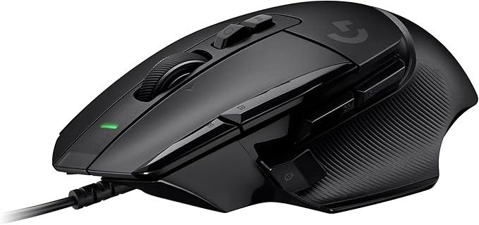 Logitech G502 Hero High Performance Wired Gaming Mouse, Hero 25K Sensor, 25,600 DPI, RGB, Adjustable Weights, 11 Programmable Buttons, OnBoard Memory, PC/Mac  Black