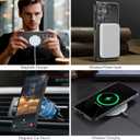for Samsung Galaxy S26 Ultra Case Wallet Compatible with Magsafe, RFID Blocking Magnetic Card Holder 2 in 1 Detachable Kickstand Shockproof Phone Case for Galaxy S26 Ultra 6.9" Carbon Black