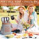 Wine Lovers Gifts for Women Wine Gift Baskets, Mothers Day Birthday Gifts for Women Mom Her Sister Friend Dad Coworker Girlfriend Housewarming Gift Set, Wines Cooler Bag Tote Carrier Wines Tumblers