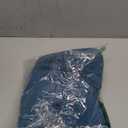 Tshirt Dress with Pockets Womens Button Down Shirt Dress Summer Shorts Sleeve Cotton Linen Casual Midi Dress, 2XL, Blue 