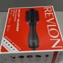 REVLON One-Step Volumizer Hair Dryer and Styler  Easy Salon-Style Blowouts  Less Frizz, More Shine, and Reduced Heat Damage, for All Hair Types and Lengths (Black) (1.0 VOLUMIZER)