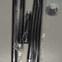 Shower Curtain Rod Adjustable 32-75 Inch, Spring Tension Shower Rods Stainless Steel Telescoping Curtain Rod for Bathroom or Windows, No Drilling, No Slip, No Rust, Black