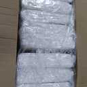 80PCS Off White Blankets Bulk 50 X 60, Soft Lightweight Throw Blanket Kit Cozy Blankets Bulk for Bed Sofa Couch Warm Pet Fleece Blanket Set for Wedding Homeless Home Office Travel Gift for Seasons