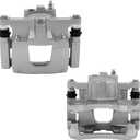 SCITOO Rear Left+Right Brake Calipers With Bracket 18B5046 18B5047 Compatible For Dodge Nitro 2007-2011 For Jeep Liberty 2008-2012 For Jeep Wrangler 2007-2017 For Jeep Wrangler JK 2018